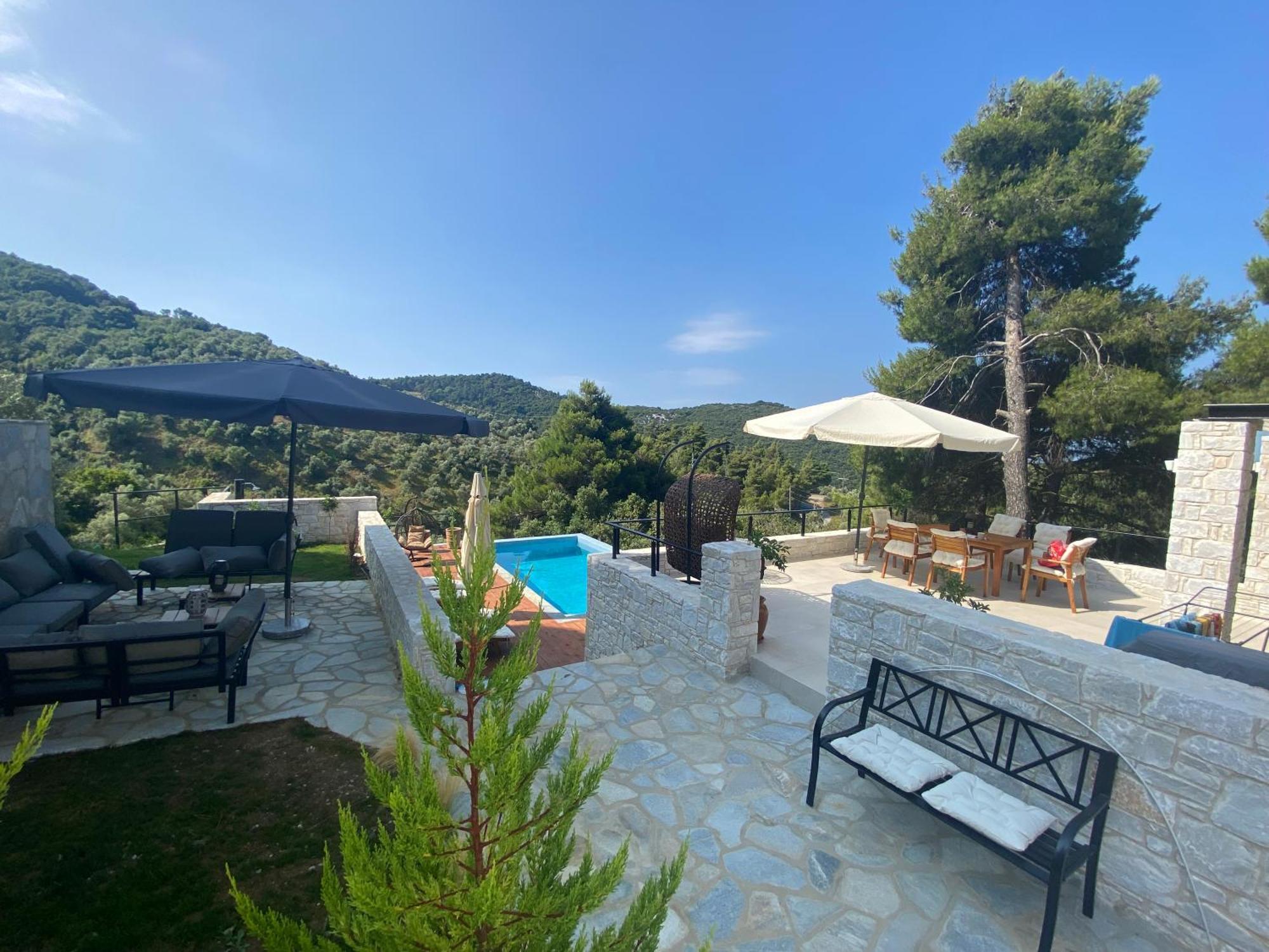 Allure Luxury Villas 3&4 Serenity Retreat Moni Evaggelistrias Ngoại thất bức ảnh