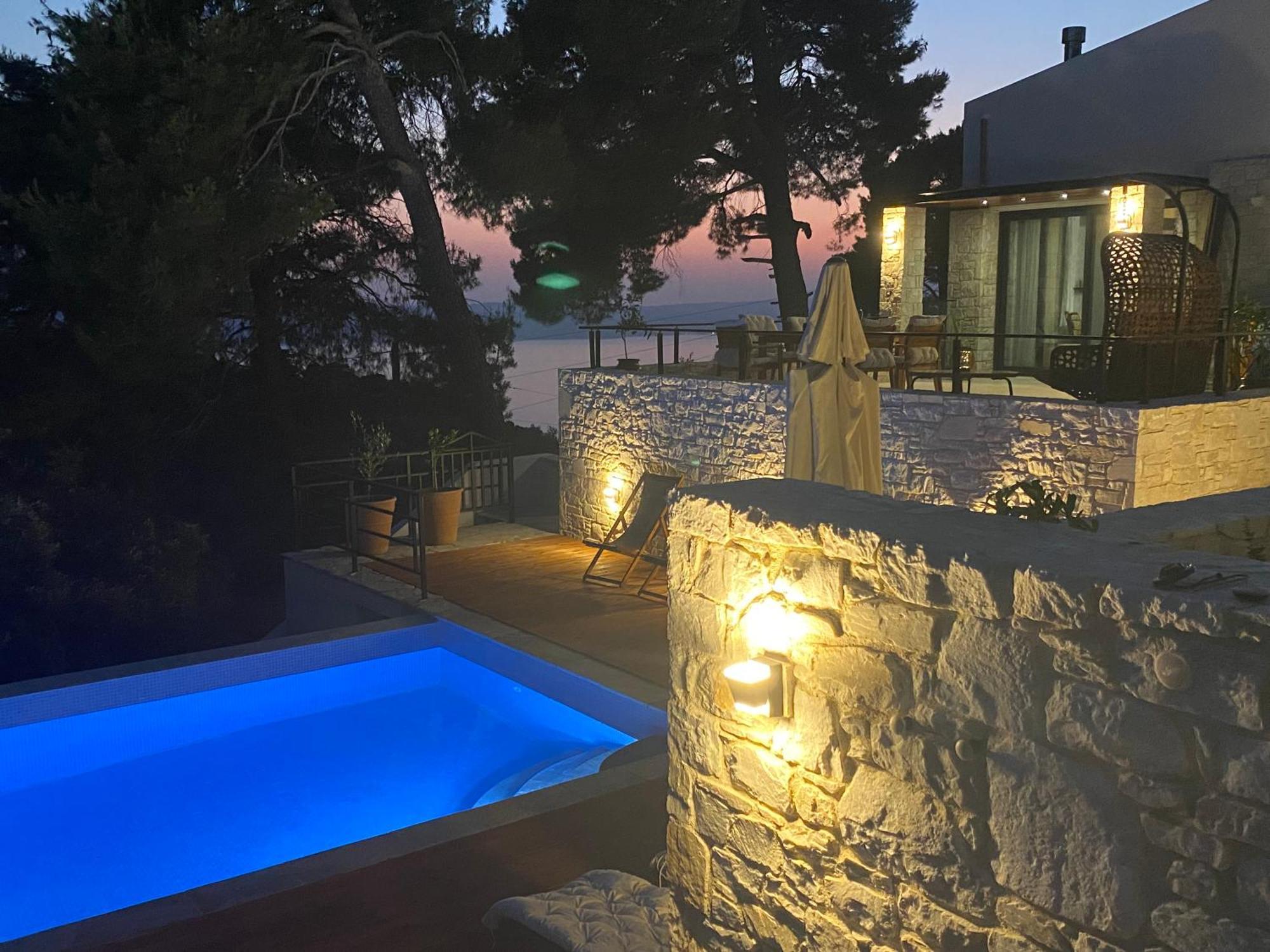 Allure Luxury Villas 3&4 Serenity Retreat Moni Evaggelistrias Ngoại thất bức ảnh