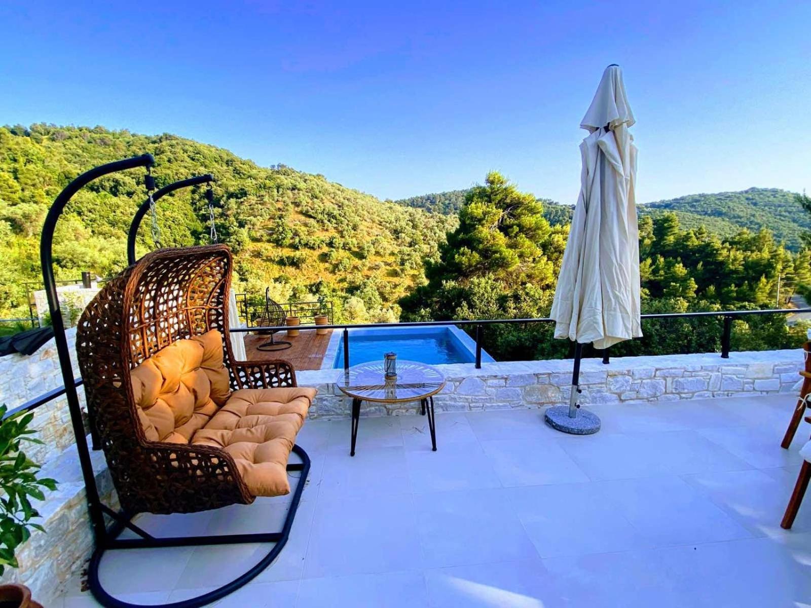 Allure Luxury Villas 3&4 Serenity Retreat Moni Evaggelistrias Ngoại thất bức ảnh