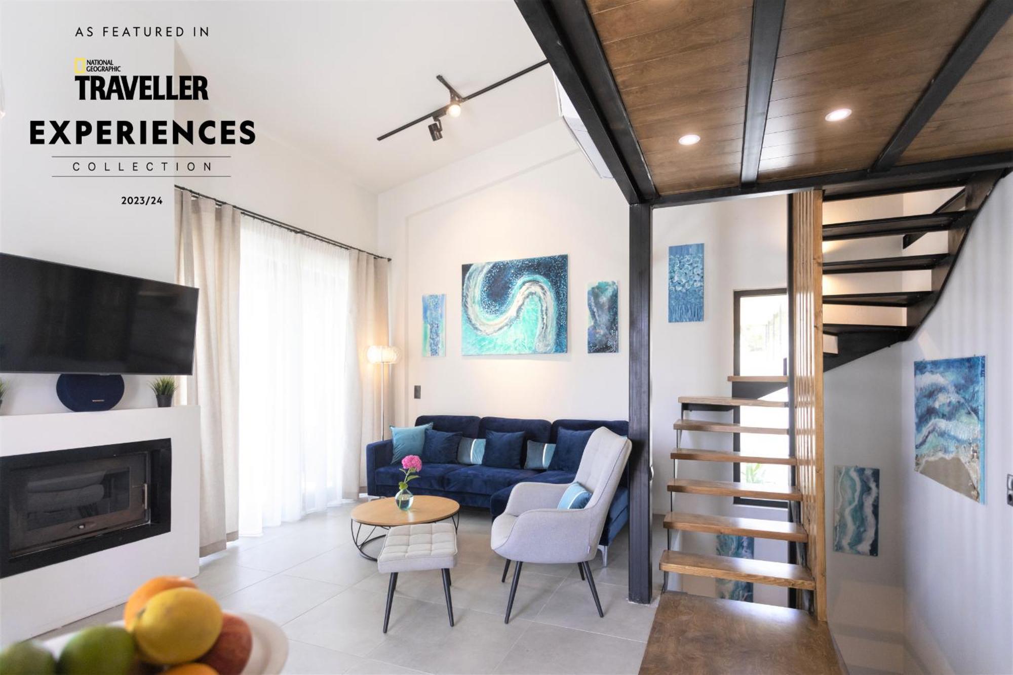 Allure Luxury Villas 3&4 Serenity Retreat Moni Evaggelistrias Ngoại thất bức ảnh